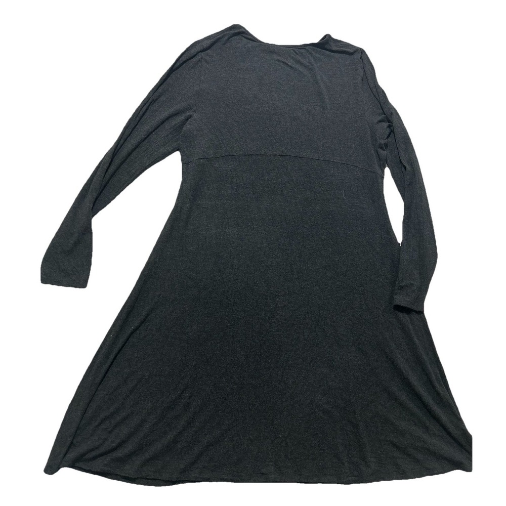 EILEEN FISHER STRETCH VISCOSE JERSEY MÉLANGE DRESS WOMEN'S SIZE XL - Read - Picture 2 of 7